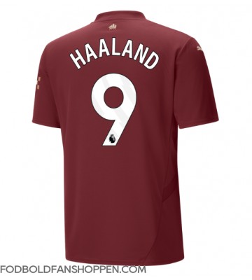 Manchester City Erling Haaland #9 Tredjetrøje 2024-25 Kortærmet